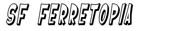 SF Ferretopia font preview